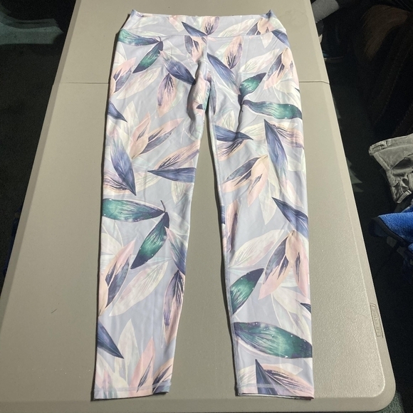 Fabletics Define Powerhold High Waisted Legging Tropicales Print Women's XXL EUC - Picture 3 of 7